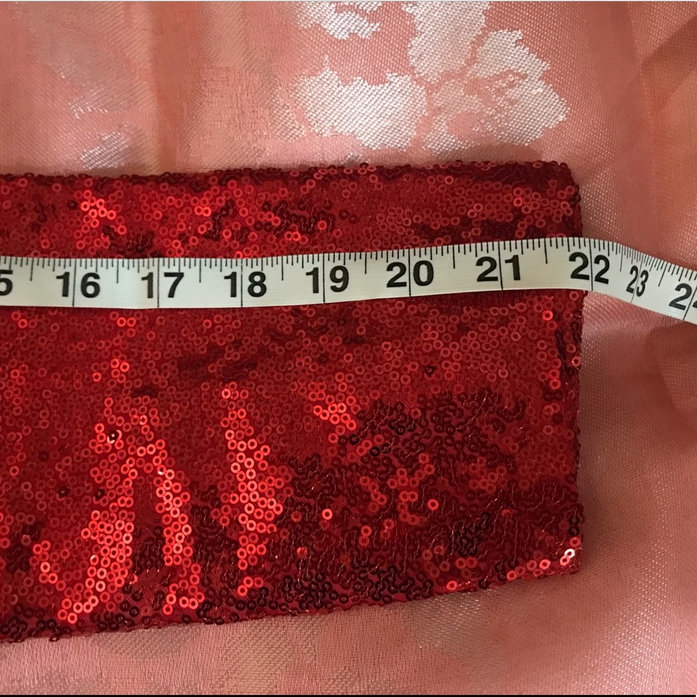 Red sequined lined jacket - Picture 9 of 10
